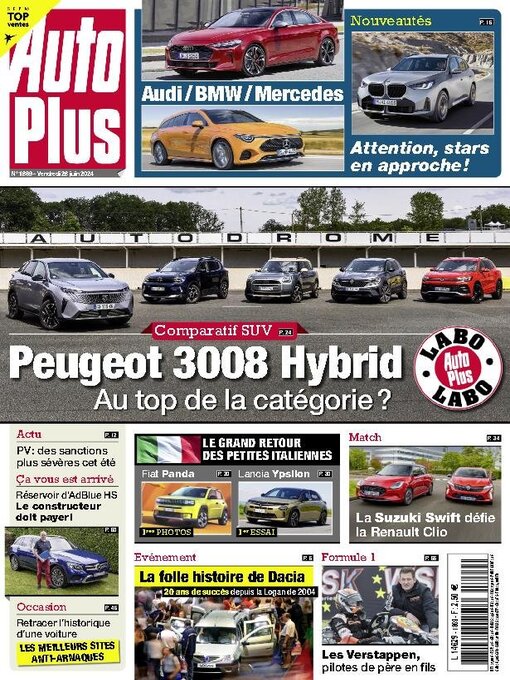 Editions Mondadori Axel Springer (EMAS)作のAuto Plus Franceの作品詳細 - 貸出可能